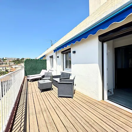 Le Saint Jean Scls - Wifi, Climatisation, Terrasse Apartament Cannes
